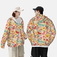 thumbnail image 4 of Vsdgher Sweat à Capuche Imprimé Poulet Coloré pour Hommes Femmes, Manches Longues Protection Solaire Pêche pour Course Natation-Petit, 4 of 7