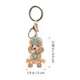 thumbnail image 4 of MasteelfCA Poodle Keychain Dog Keychain Creative Keychain Backpack Charm Car Key Chain, 4 of 7