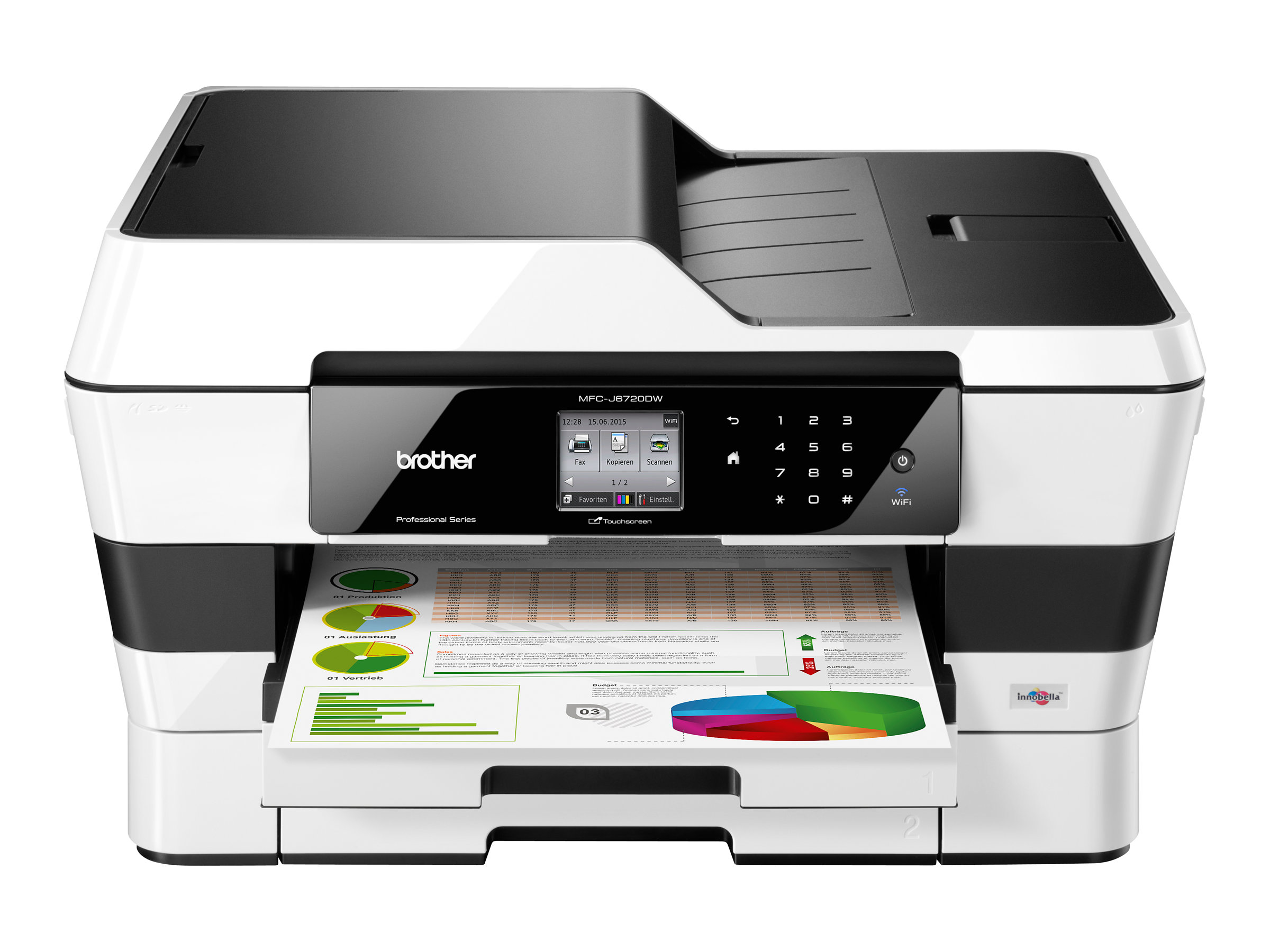 Brother MFC-J6720DW Wireless Inkjet Color Printer with Scanner, Copier and Fax - image 5 of 11