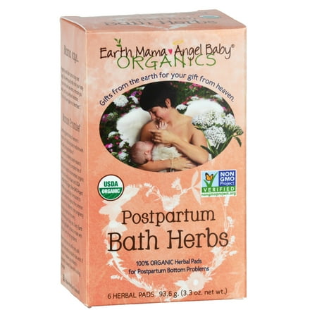 Postpartum Bath Herbs, Organic Sitz Bath, 6 ct