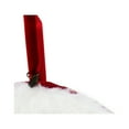 thumbnail image 3 of Allstate 7.5" Faux Fur "Merry Christmas" Disc Christmas Ornament - Red/White, 3 of 3