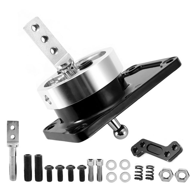 Palanca de cambios de aleación de aluminio CNC de recorrido corto para Ford Mustang T5 (negra)