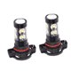 thumbnail image 1 of 2x 6000K LED H16 PS24W 5202 Bombillas De Luces De Conducción Diurnas De Niebla Baoblaze 5202 bombilla LED, 1 of 6