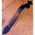 thumbnail image 1 of Agave Ironworks PU003-01 Pounded Gate Door Pull Flat Black, 1 of 1