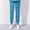 Blue, variant on Black Scrub Pants for Women Loose Bunched Feet Nursing Uniform Work Pants Solid Color Elastic Waist Straight Leg Cargo Pants with Pockets