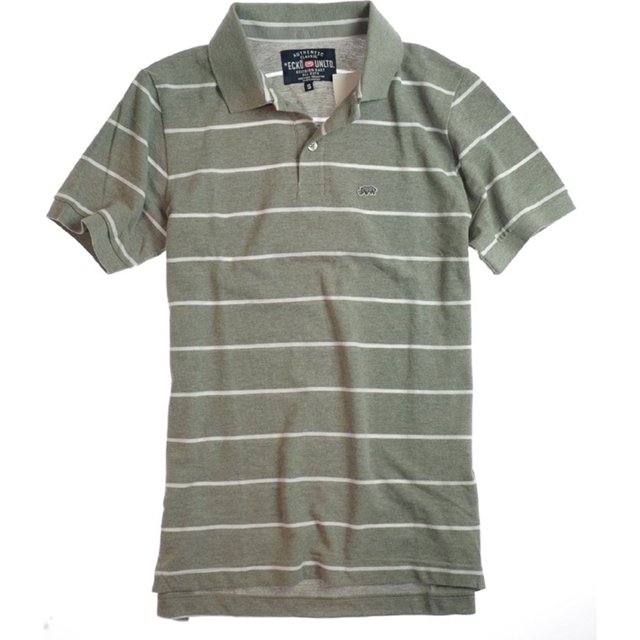 Ecko Unltd. Polo de rugby Deal It para hombre, gris, grande