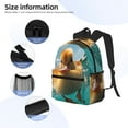 thumbnail image 3 of Pofeuu Underwater Swimming Duck Print Laptop Backpack Travel Canvas Backpack for School Lightweight and Comfortable Backpack College Backpack Schoolbag, 3 of 6