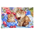 thumbnail image 1 of Carolines Treasures CDCO0200PILLOWCASE Blue Cats Fabric Standard Pillowcase, 1 of 2