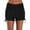Black, variant on Tankini Swimsuits for Women High Waisted Drawstring Swim Shorts Ruched Tummy Control Swimsuit Bottoms Black XL