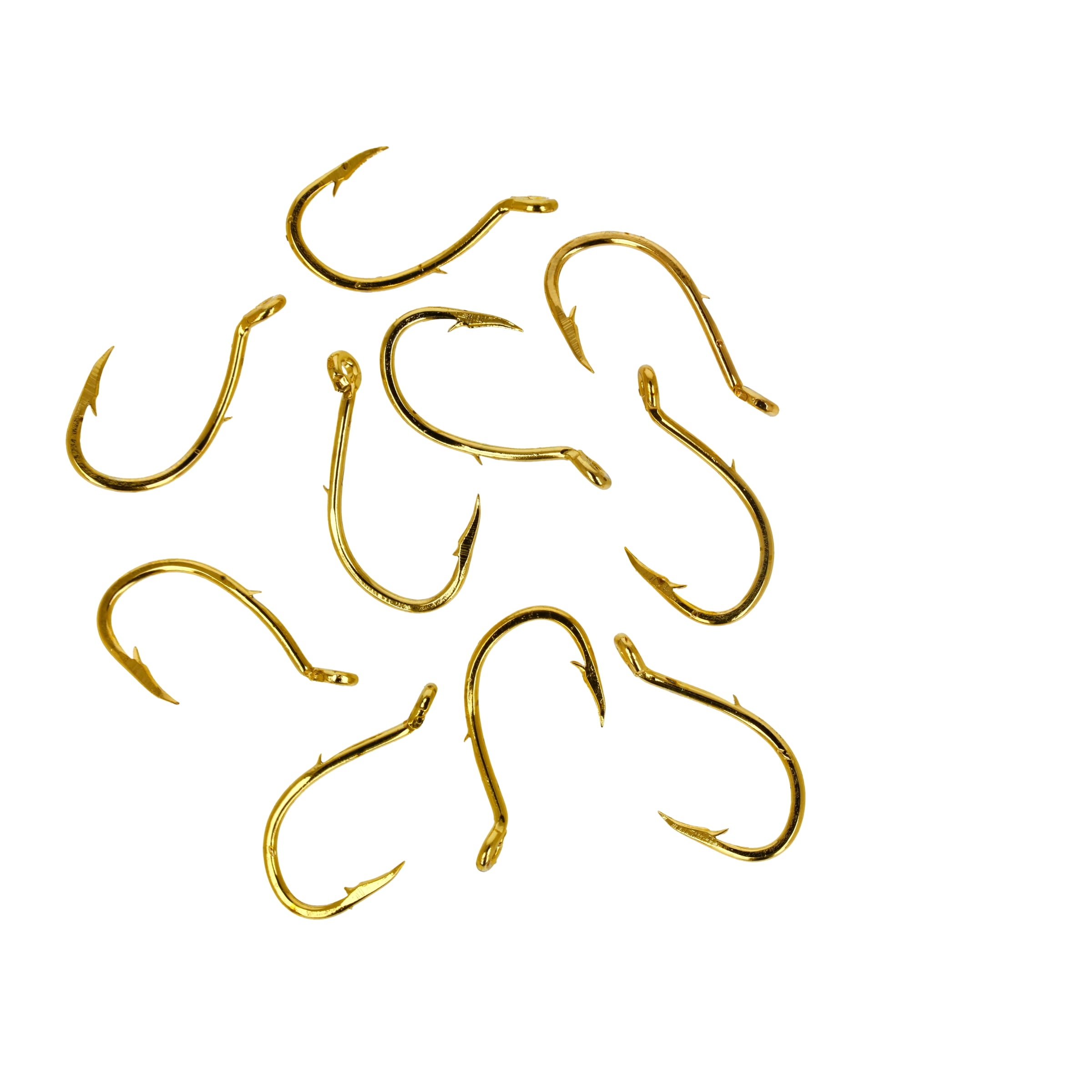 Lazer Sharp L038GH-12 Salmon Egg up Eye 1-Slice Hook, Gold, Size 12