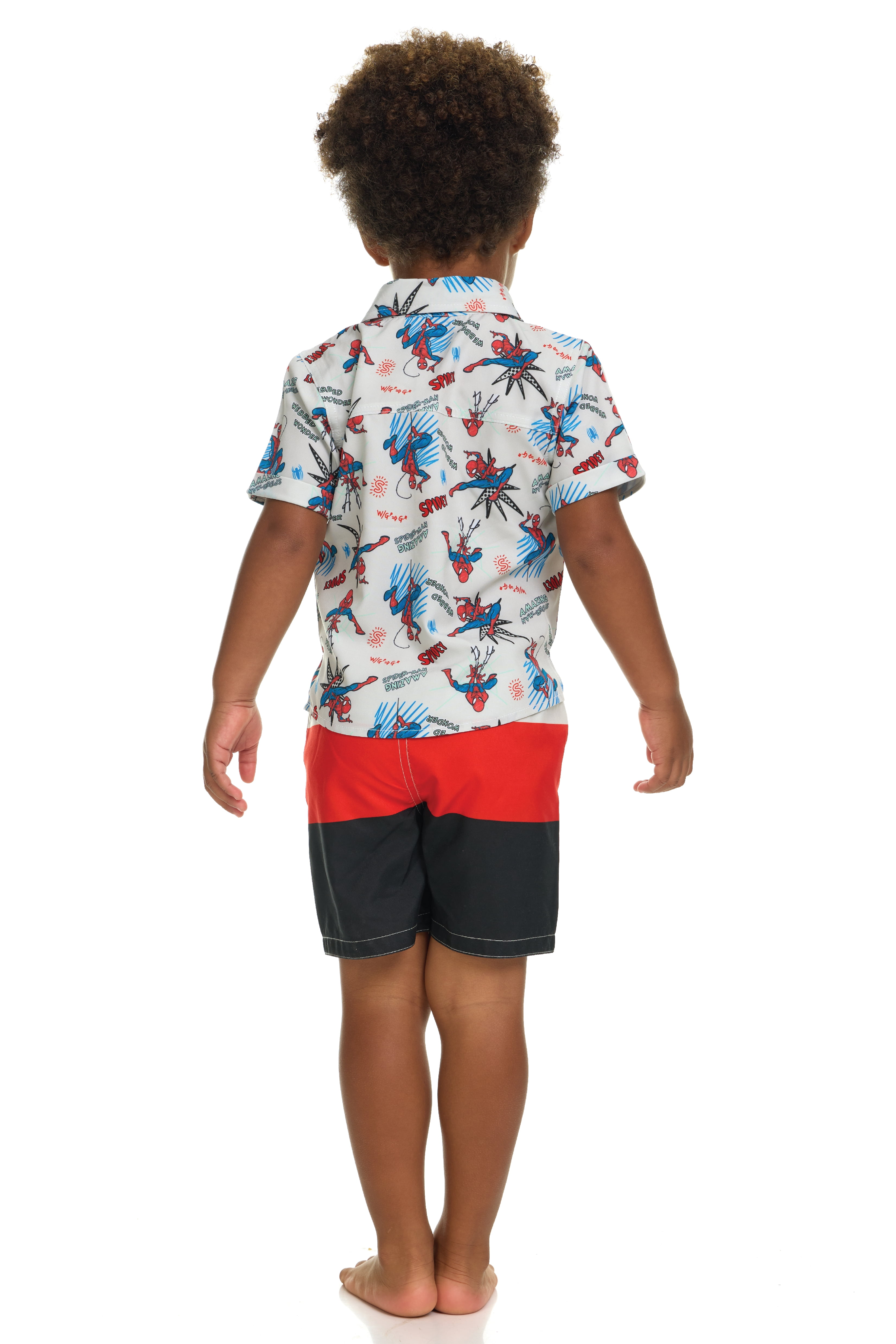Character Toddler Boy Resort Shirt and Swim Trunk Set, 2-Piece, Sizes 12M - 5T