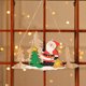 thumbnail image 4 of Letreros de Feliz Navidad, Letreros de Navidad colgantes de madera, Etiqueta de moda, Colgantes colgantes, Decoraciones de árboles de Navidad, Coronas, Decoración del hogar, Árbol de la puerta delant JAMW Sencillez, 4 of 5