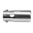 thumbnail image 2 of Flat Stainless Steel Exhaust Muffler Pipe Tailpipe for Car Modification, 2 of 13