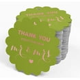 thumbnail image 4 of Inkdotpot 50 Pack Real Rose Gold Foil Paper Tags Thank You From The New Wedding Favor Hang Tags, 4 of 6