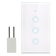 thumbnail image 1 of Interruptor Inteligente Wi-fi De 3 Vías BLOOSOM Blanco Sin Neutro, 1 of 4