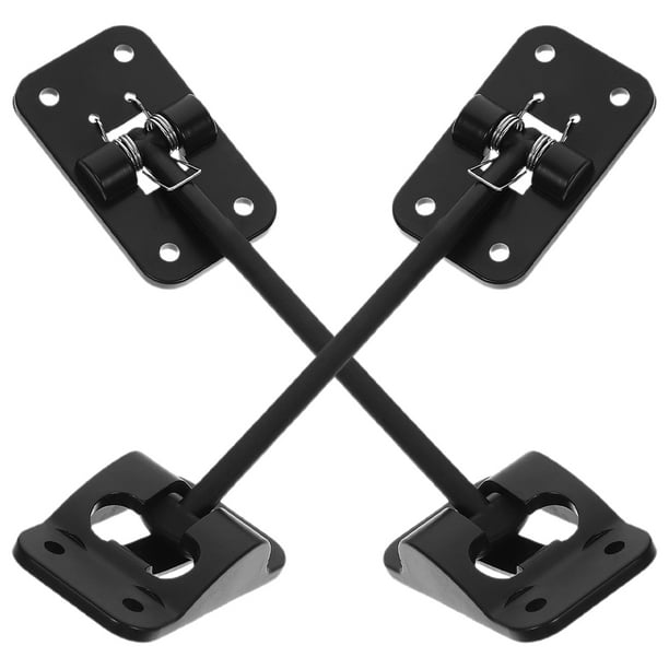 2 juegos de soportes para puertas de vehículos recreativos, pestillo para puerta de remolque, pestillo para puerta de remolque de coche, pestillo para puerta de caravana, gancho