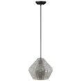 thumbnail image 1 of Walker Edison 12" Pendentif Scintillement Couronne Fait à la Main - Nickel, 1 of 3