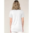 thumbnail image 4 of Made by Johnny Women's Casual Shirts Twist Knot Tunics Tops XXL WHITE, 4 of 6