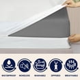 thumbnail image 4 of Qatan Cal King Waterproof Mattress Encasement – 6-Sided Zippered Protector – Up To 15 Inch Deep - Ultra-Soft, Noiseless, Breathable, 4 of 10