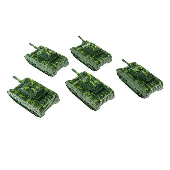 5Pcs 12cm Tank Model for Sand Table Decoration War Game Kids Toys