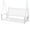 White, variant on Costway Wooden Outdoor Porch Swing with Hanging Chains, White