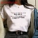 thumbnail image 2 of Camiseta de Feliz Navidad de Papá Noel para mujer, camiseta de reno navidad, camiseta de manga corta Harajuku para chica, ropa femenina de los años 90, 2 of 5