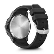 Wenger Seaforce Water Resistant Watch with Large Black Dial and Black Rubber Strap