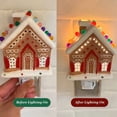 thumbnail image 3 of Gingerbread House Night Light, Christmas Gingerbread House Lamp, Holiday Nightlight for Kids Room, Festive Gingerbread House Decoration with Light, 3 of 9