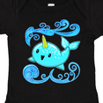 thumbnail image 4 of Inktastic Cute and Playful Narwhal Boys or Girls Baby Bodysuit, 4 of 5