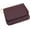 Dark Purple, variant on Small Wallet for Women RFID Blocking Genuine Leather Card Case Slim Tri-Fold Wallet with Zipper Pocket and Keychain