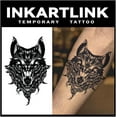 thumbnail image 1 of WWS-Tattoo Tech,2 Sheets Extra-Large Semi Permanent Tattoo,Adult Art Design Temporary Tattoos, Lasts 1-2 Weeks, Waterproof, Realistic look, No Adhesive, No reflection (Werewolf Design）, 1 of 4