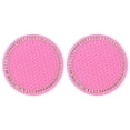 thumbnail image 2 of 2Pcs Car Diamond Cup Mat Bottle Seat Cushion Non-Slip Silicone Cushion, 2 of 9