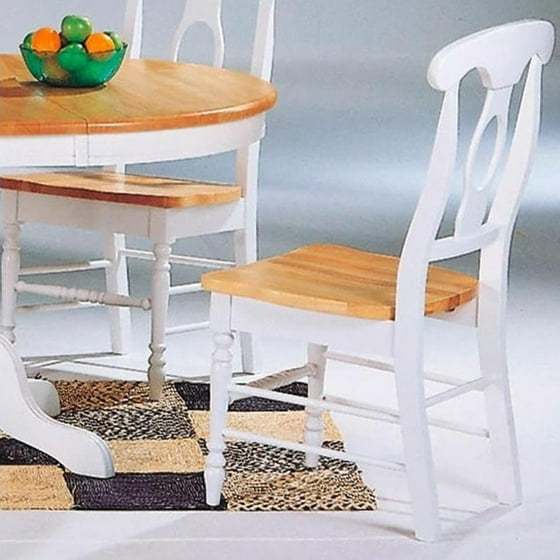 Coaster Company Damen Napoleon Dining Chair White Natural Com