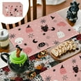 thumbnail image 1 of Halloween Kitchen Mat, 4 Pcs Halloween Pvc Placemats Coffee Mats Kitchen Table Mats Easy to Clean Kitchen Table Mats, 1 of 5