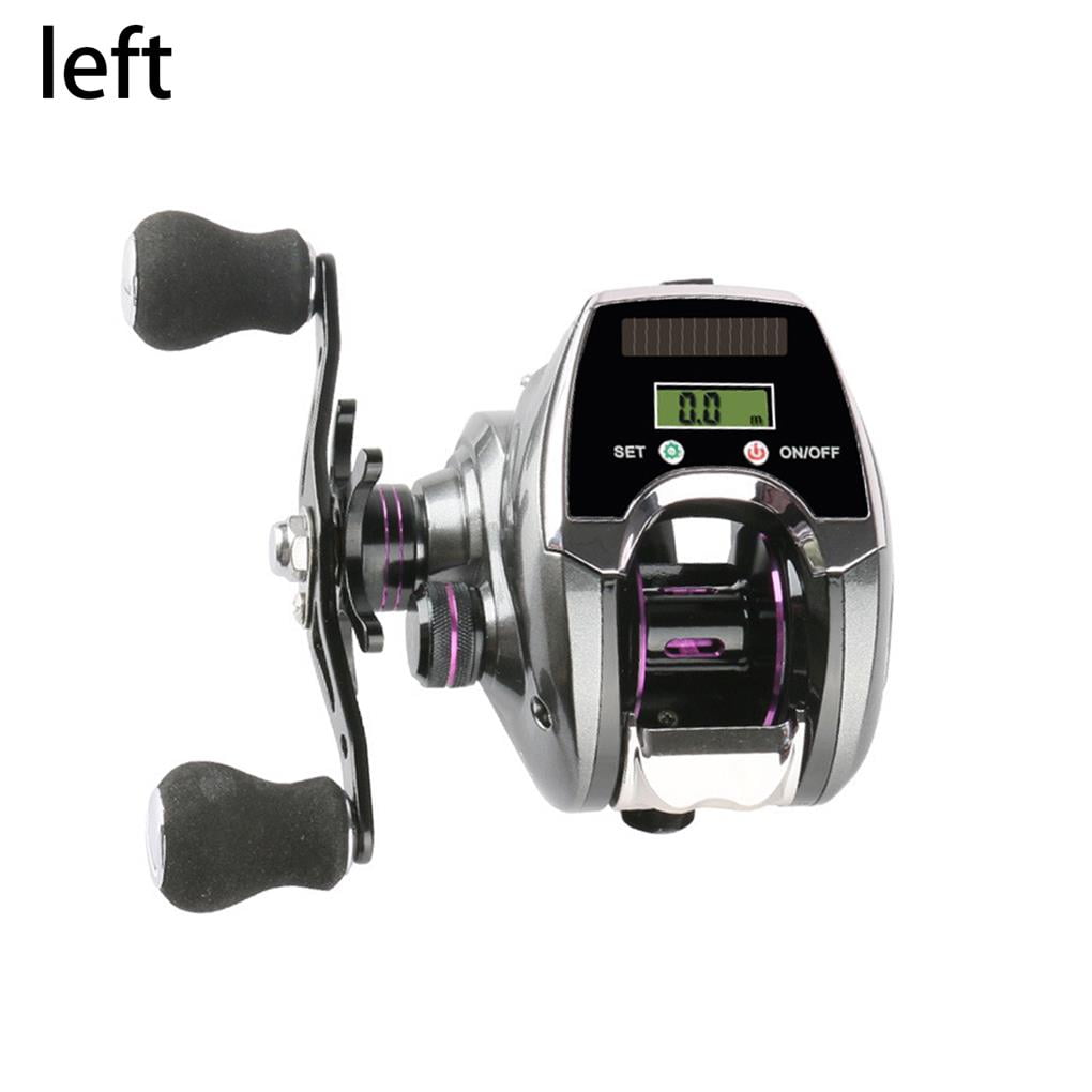 Electronic Fishing Reel Counter Solar Powered Digital Display
