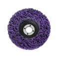 thumbnail image 2 of labwork 10Pcs 4 x 5/8 Purple Quick Change Easy Strip Discs Poly Abrasive Wheel Silicon Carbide Abrasive Wheel Fit for Angle Grinders, 2 of 6