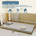 MLILY Ego 4 inch Tri Folding Memory Foam Mattress, Portable Guest Bed