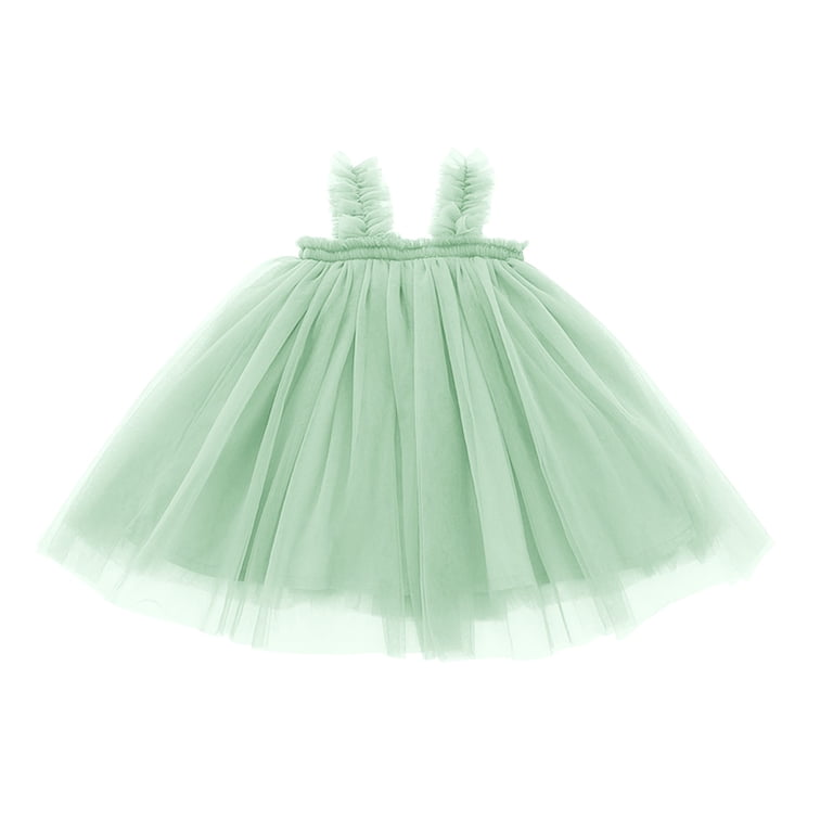 Uayotse Tulle Ruffle Sleeveless Dress for Toddler Girls,Tutu Dress for Baby Girls Princess Dresses,6-12 Months Mint Green, Infant Girl's Uayotse Tulle Ruffle Sleeveless Dress for Toddler Girls,Tutu Dress for Baby Girls Princess Dresses,6-12 Months Mint Green, Infant Girl's