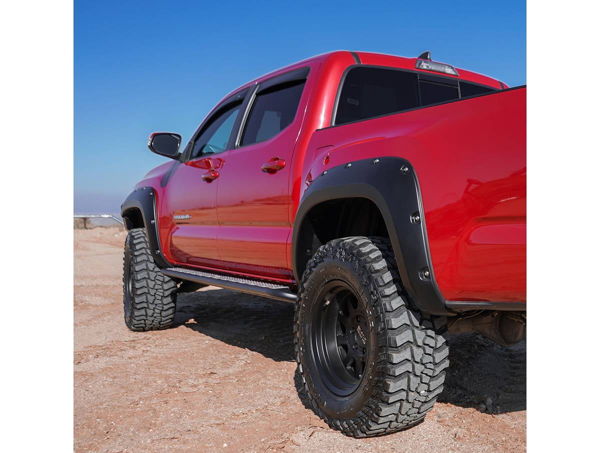 Husky Liners 2805907 Pocket Style Fender Flares Fits 2000-2007 Ram 1500, 2003 3500, 2003-2009 2500, 6'4", 8' Bed