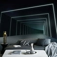thumbnail image 3 of Idea4wall 4pcs Steel Feature Peel and Stick Wallpaper Removable Wall Murals Large Wall Stickers for Home Decoration, 66"x24", 3 of 5