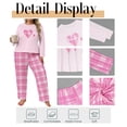 thumbnail image 5 of Musefolio Women Plus Size Casual Two-Piece Set - Long Sleeve Nightgown Set - Casual Clothing - Pullover Round Neck Fall/Winter Set 1X - 5X, 5 of 9