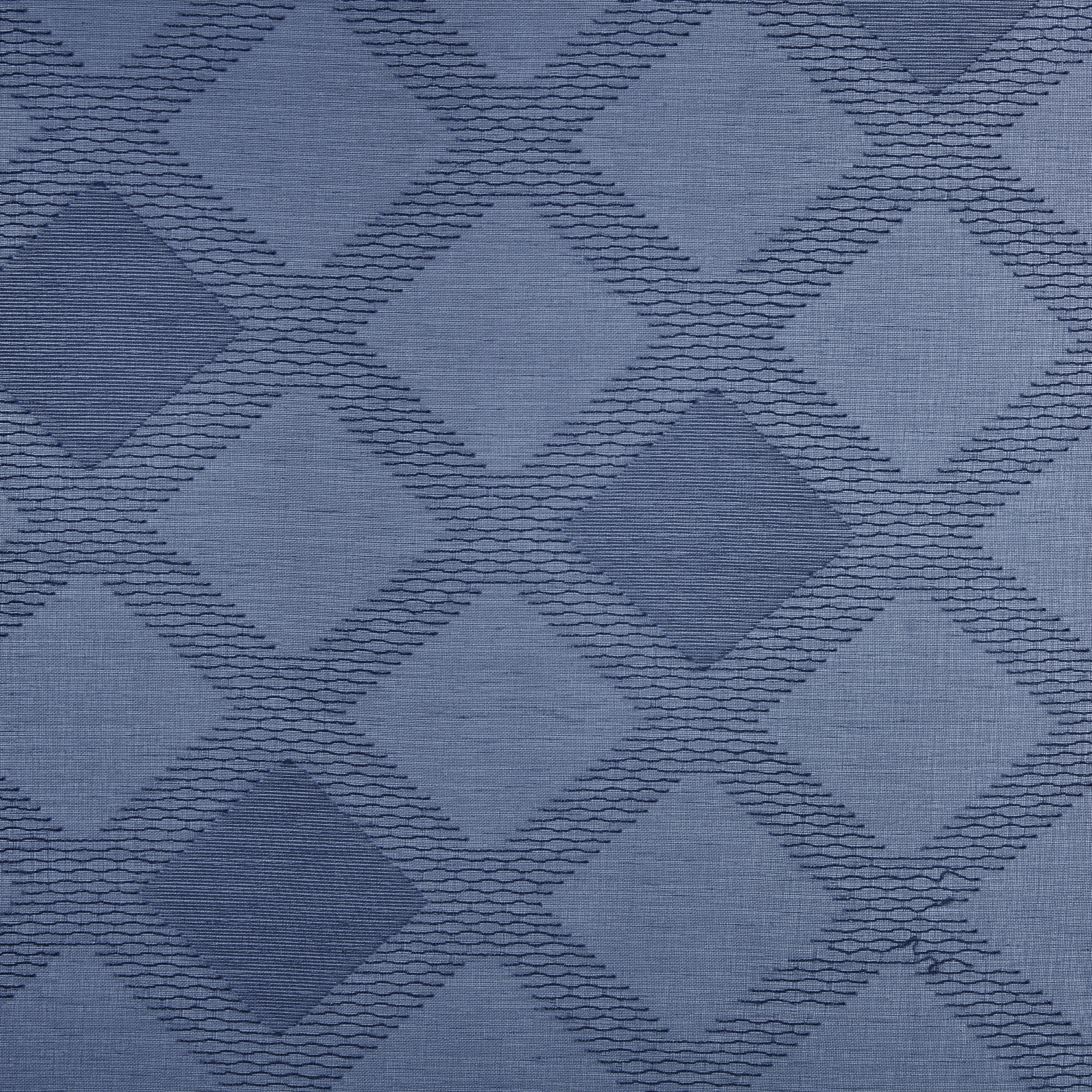 Home Essence Prism Geometric Jacquard Sheer Window Panel Single, Indigo, 54” x 96”