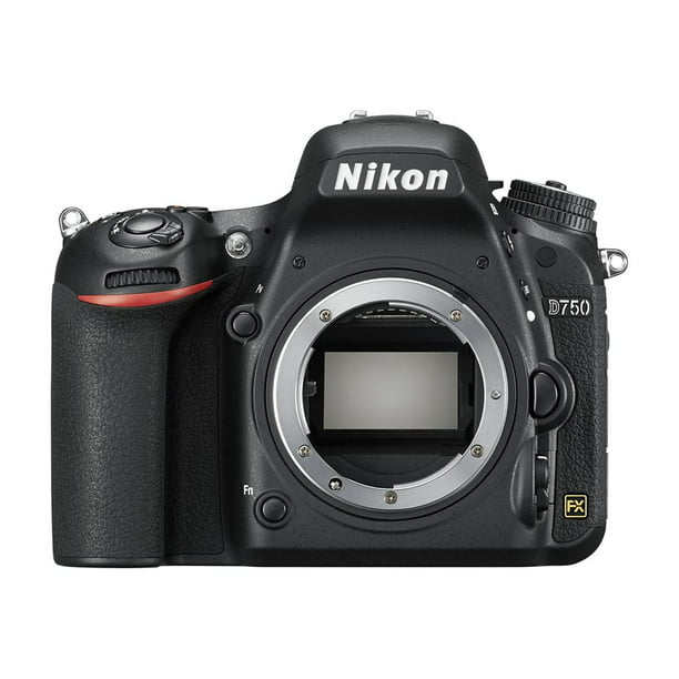 Taxi Stevenson Circunstancias imprevistas Nikon Black D750 FX-format Digital SLR Camera with 24.3 Megapixels (Body  Only) - Walmart.com