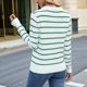 thumbnail image 4 of Camisas de Mujer con Cuello de Solapa, Cuello en V, Blusa de Larga, Blusa Informal Elegante. Verde S, 4 of 8