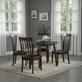 thumbnail image 6 of Kyn 22-36 Inch Dining Table-Round Drop Leaf Top-4 Seater-Brown Wood, 6 of 6