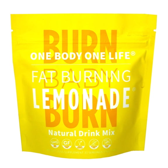 Fat Burning Lemonade Stimulant Free Weight Loss and Energy Drink Mix for Men & Women, Metabolism Support, Celebrity Endorsed