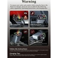 thumbnail image 6 of Starlight In  Roof Retractable Charger with Lightning Cable, Dual Charge Port , Fast Charging Adapter -Automotive 4-in-1  car charger  red light, 6 of 10