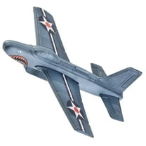 Aeromax Aerobatic Foam Flyer Shark Bite Edition Airplane Grey Silver