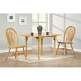 thumbnail image 2 of Selections Arrowback Windsor Dining Side Chair in Light Oak Solid Wood Set of 2, 2 of 7