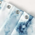 thumbnail image 4 of Marble Bathroom Shower Curtain,Blue and White Fabric Shower Curtain with Hooks,Unique 3D Printing,Decorative Bathroom Accessories,Water Proof,Reinforced Metal Grommets,Long 72x84 Inches, 4 of 6